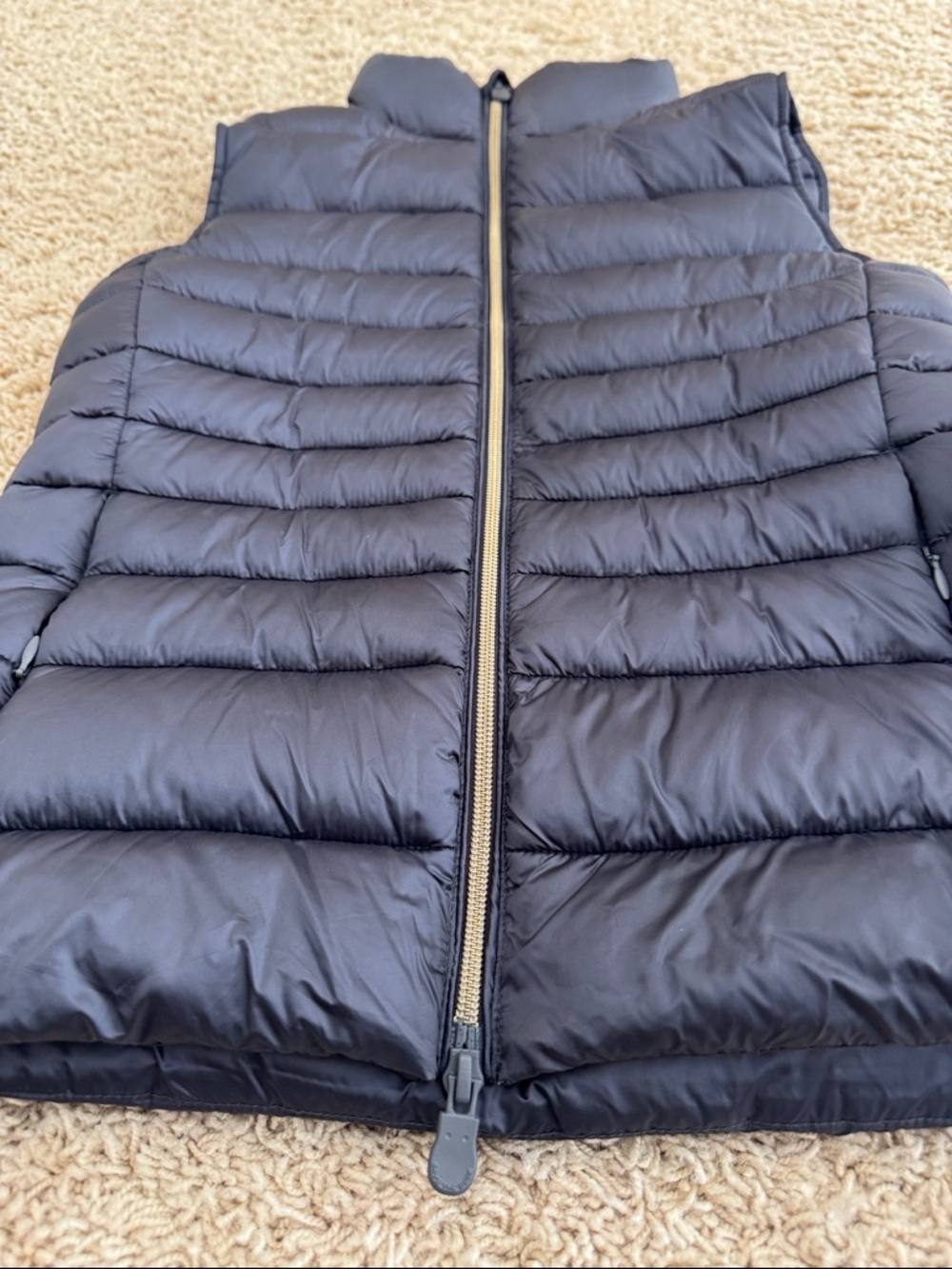 Save the Duck Womens Plumtech Puffer Vest in Dark Gray, Animal Free, sz XS - Picture 4 of 16